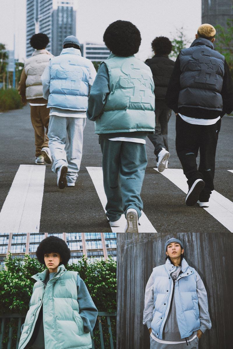 STAXRMD国潮立体刺绣棉衣马甲