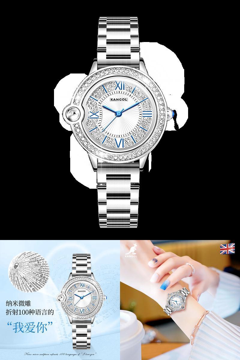 百搭简约男女防水手表