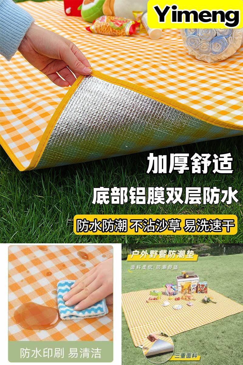 野餐垫加厚防潮防水野炊草坪露营