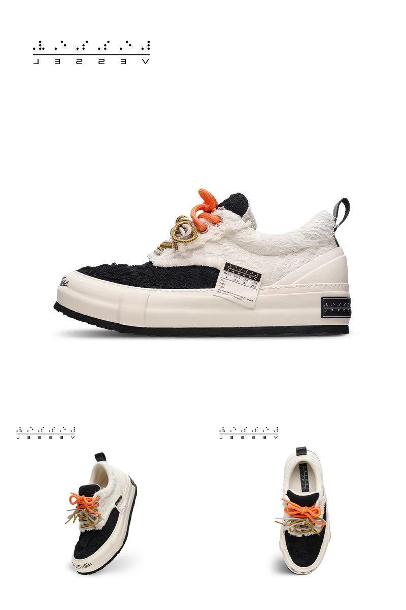 【严浩翔同款】xVESSEL雪花酥潮流休闲男女增高板鞋低帮鞋帆布鞋