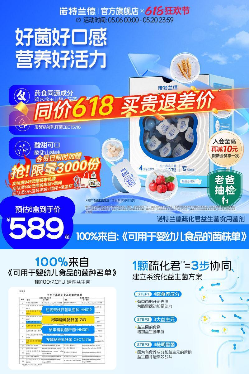诺特兰德疏化君益生菌