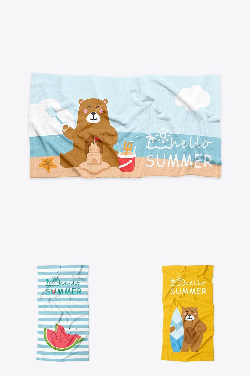 【70*140大浴巾】儿童洗澡速干擦水宝宝可穿柔软吸水不掉毛沙滩巾