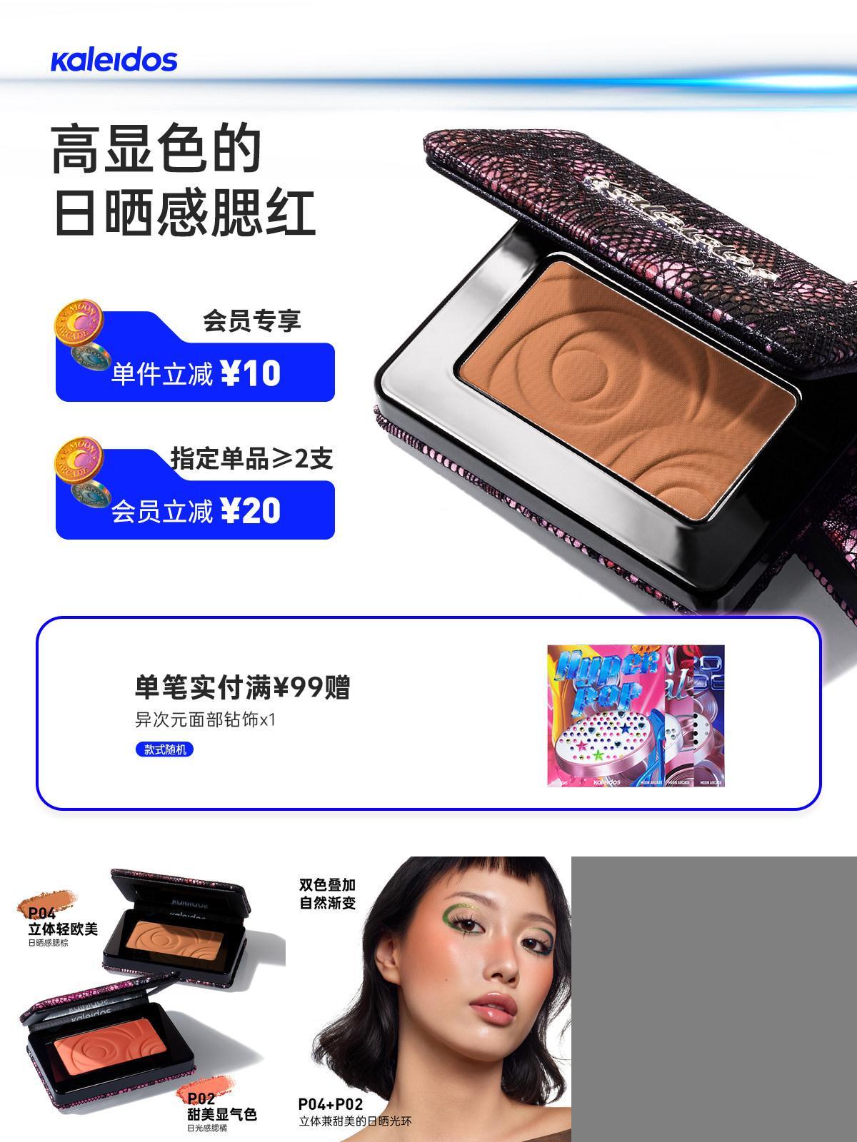 Kaleidos万花镜烟熏蕾丝腮红
