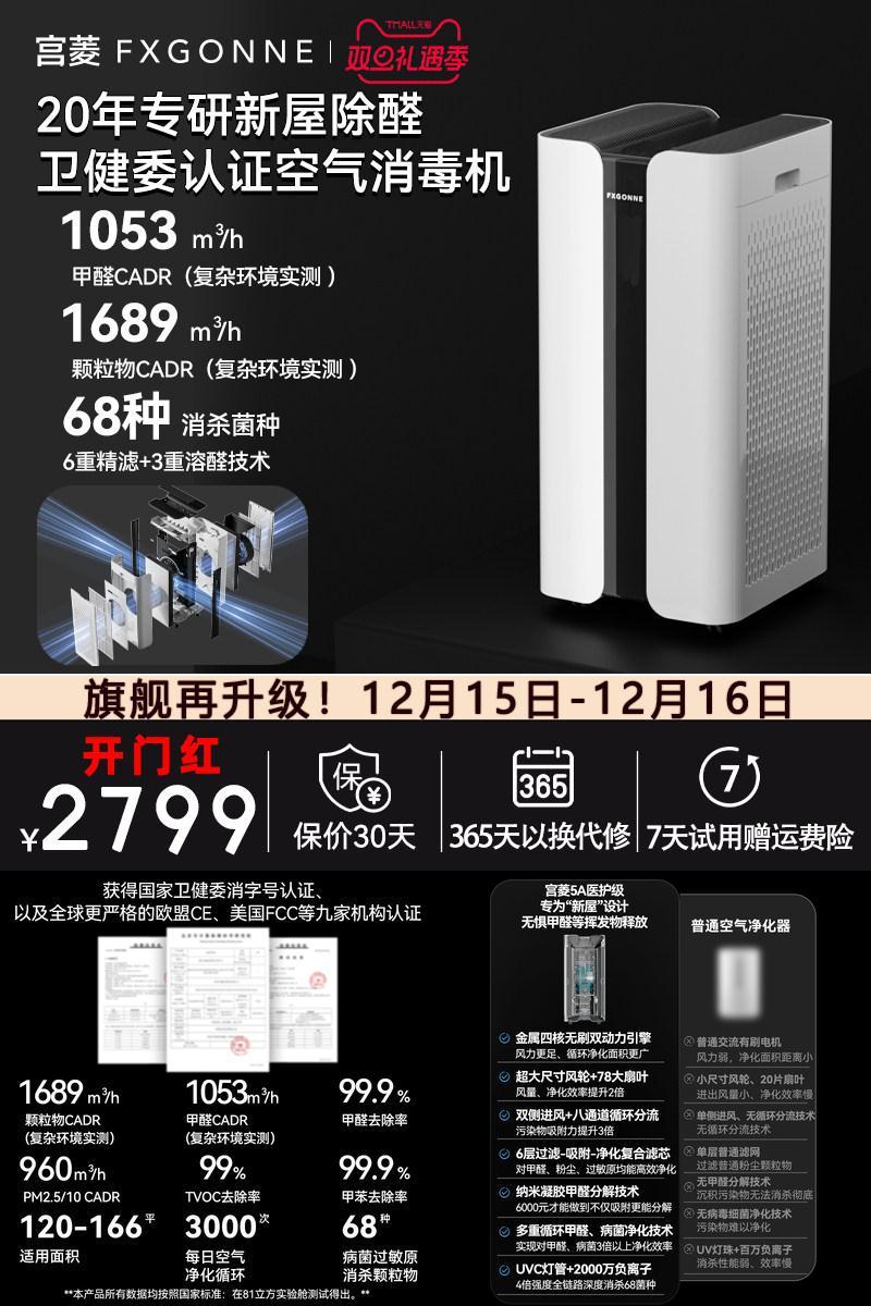 医护级发烧性能空气消毒机