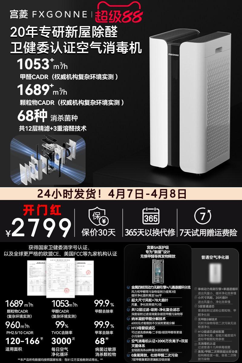 医护级发烧性能空气消毒机