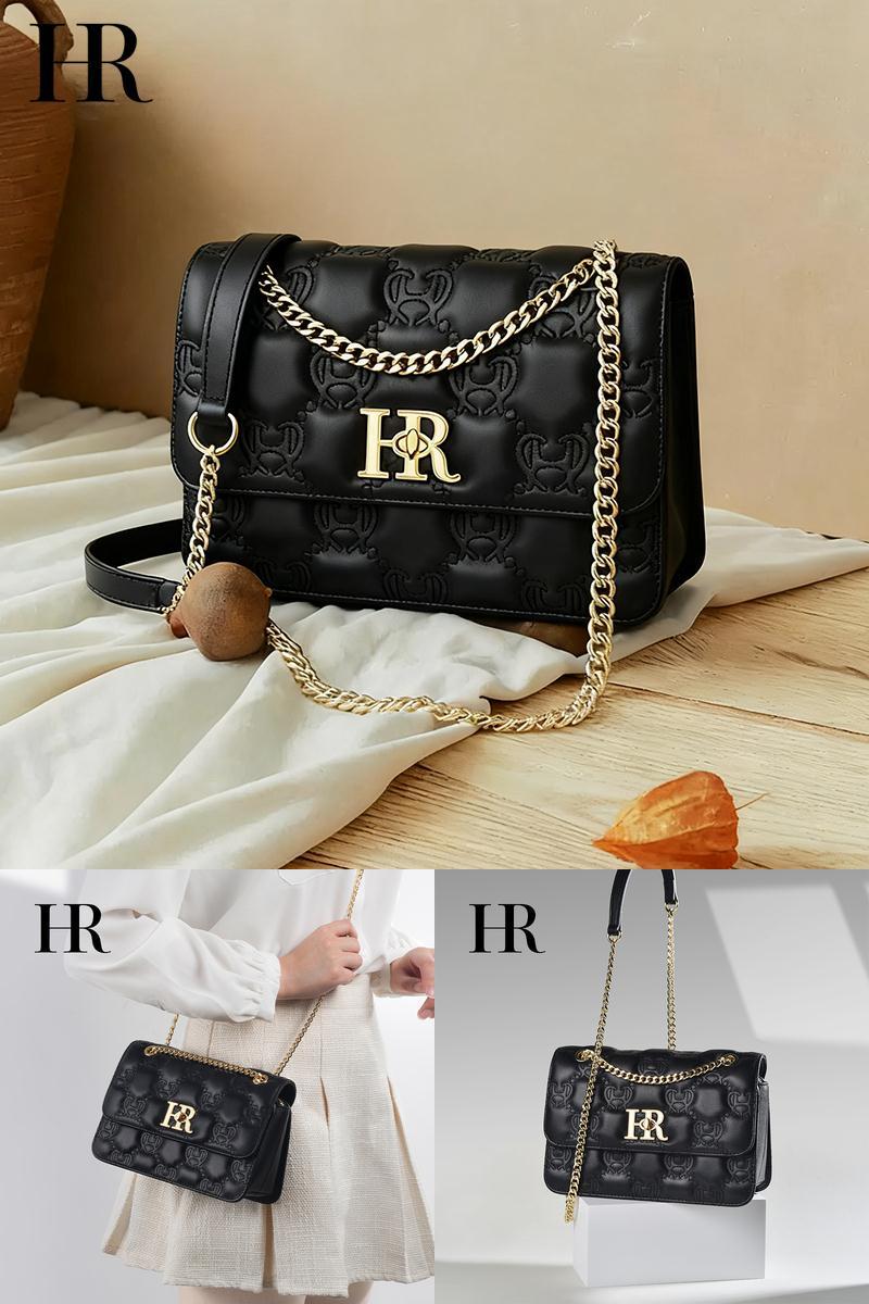 HR赫莲娜斜挎包HR2023新款菱格