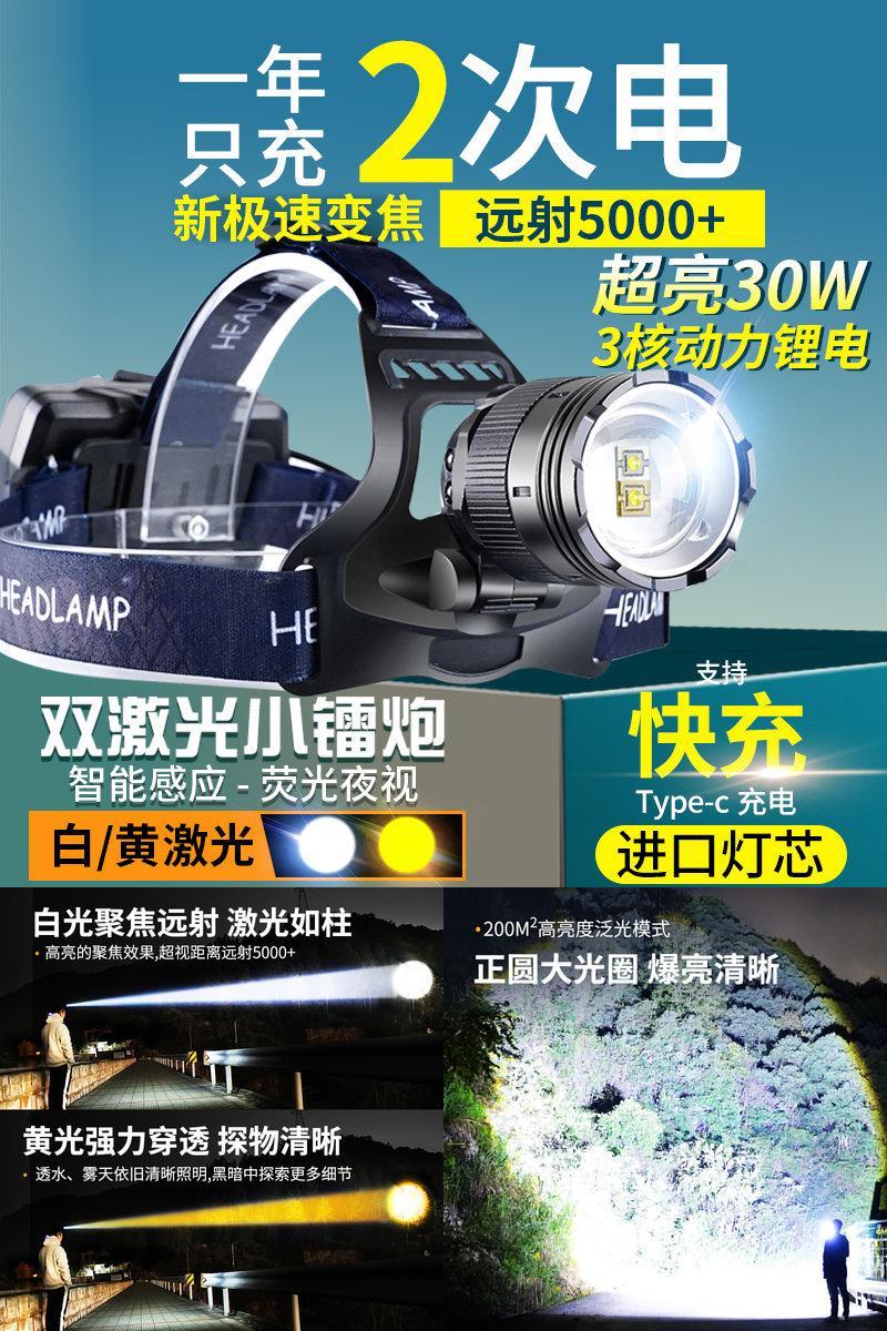 2026新款超长续航头灯100小时
