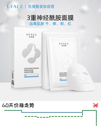 优斐斯倍润修护面膜1盒装情人节礼物