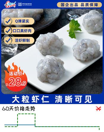 古龙鲜虾滑450g 火锅食材关东煮丸虾丸涮火锅麻辣烫