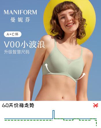 【5折】曼妮芬（Maniform）【芒果杯】智慧无尺码无痕内衣女士舒适无钢圈文胸均码https://u.jd.com/kOL2jTB----多半有货 | 下1件最优到手单价：134 -> 【74.5】
