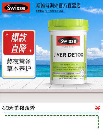 Swisse斯维诗奶蓟草护肝片 肝脏排毒养肝 护肝脂肪肝肚子大海外进口 护肝片120片