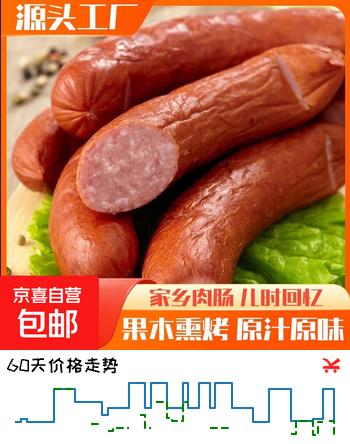 哈老味红肠 正宗东北风味红肠 果木熏烤真空包装 开袋即食80g 哈尔滨风味红肠【2根】