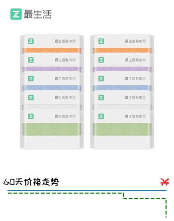 最生活密封毛巾纯棉轻柔10条装 新疆长绒棉A类洗澡毛巾男女吸水洗脸巾