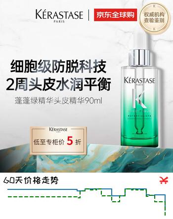 【7折】卡诗海外版进口双重净油头皮蓬蓬绿精华90ml控油舒缓清爽头皮护理https://u.jd.com/U1GCzEN----普遍有货 | 下2件最优到手单价：296.1 -> 【230.4】