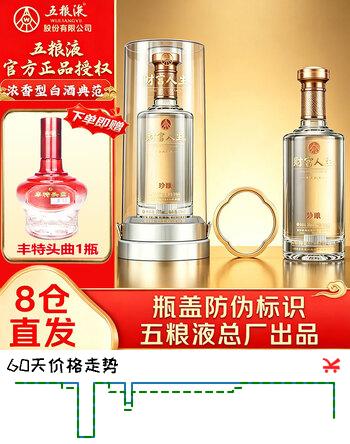 五粮浓香五粮液财富人生浓香型白酒四川名酒52度500mL单瓶装珍酿白