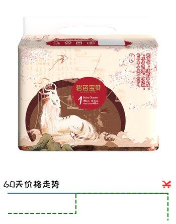 【8折】碧芭宝贝山海经系列纸尿裤超薄透气柔软婴儿裤型尿不湿花包裤专属 纸尿裤NB码30片（0-5KG￥https://u.jd.com/k6gHmXf----普遍有货 | 下1件最优到手单价：59.66 -> 【49】