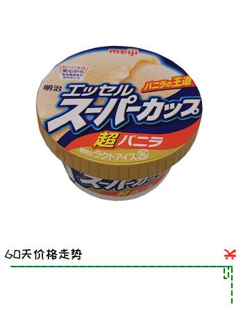 明治香草味杯装冰激凌 200ml 日本进口 雪糕 冰淇淋 经典款 浓郁 清爽