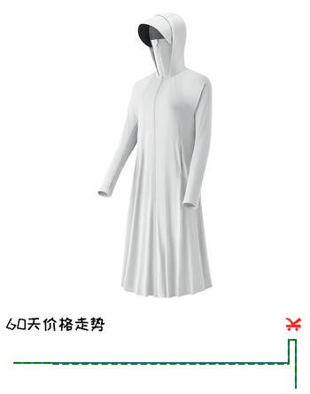 蕉下（beneunder）防晒衣防晒服长款女冰丝感修身海边沙滩透气全身防晒衣 【凉感长款】银河灰 L