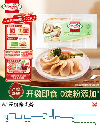 荷美尔（Hormel）轻享鸡胸切片120g/袋 冷藏熟食鸡肉 高蛋白色拉早餐食材