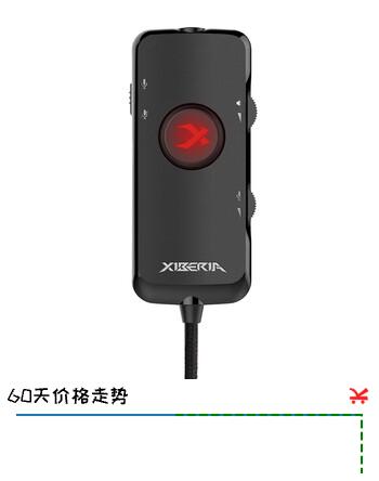 西伯利亚 （XIBERIA）U2 USB外置独立声卡7.1声道 3.5mm音频接口转换器 电脑外接耳麦音响 游戏声卡 黑色