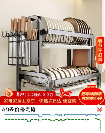 美厨物语厨房置物架碗碟收纳架碗架沥水碗筷柜收纳柜碗盘用具置物架大全