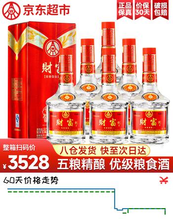 五粮液（WULIANGYE）52度浓香型白酒整箱商务送礼节日婚宴粮食酒白酒礼盒 500mL*6瓶