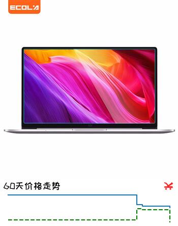 宜客莱（ECOLA）笔记本屏幕膜14英寸高清电脑保护膜贴膜 联想拯救者小新Thinkpad华硕16:9 高透两片装LCD-2EL143K