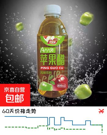 【0折】【喝出水光肌】苹果醋饮料网红爆款原浆浓缩夏日解暑解腻酸甜 400ml1瓶https://u.jd.com/UDWxq0b----普遍有货 | 下1件最优到手单价：1.99 -> 【0.19】