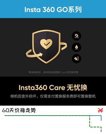 影石Insta360GO3S Care无忧换（实体卡）