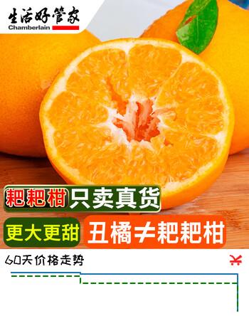 生活＆好管家四川春见耙耙柑新鲜水果应季现摘粑粑柑橘子孕妇水果桔子橘子 8.5-9斤特大果【90mm+】净重8斤