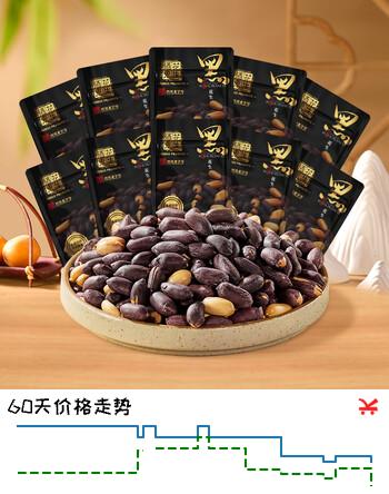 酒鬼花生烘炒五香黑花生180g坚果炒货休闲零食小吃下酒菜酒友圈