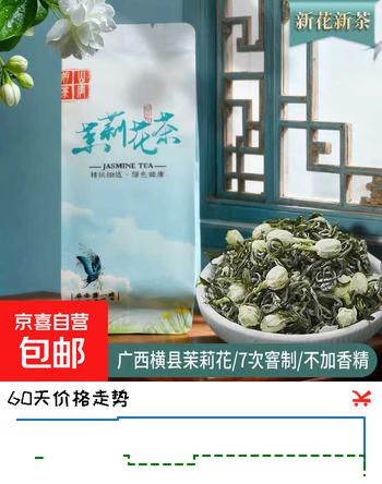 广西横县茉莉花茶茉莉小白毫花香浓郁浓香耐泡型茶叶送领导长辈 花香四溢20g【品鉴装】
