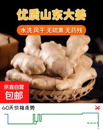 山东大姜优质生姜老姜风干姜辛辣十足带箱称重产地直发 尝鲜250g