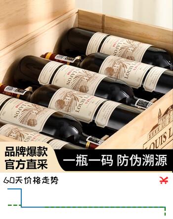 路易拉菲（LOUIS LAFON）法国进口红酒整箱礼盒VIN108丹魄14度干红葡萄酒750ml*6原酒送礼