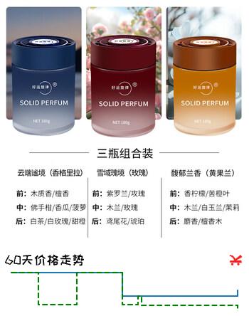 好运旋律车载香薰卫生间除异味固体香膏车家两用车内香氛汽车香水装饰摆件 【2瓶装】雪域瑰境（玫瑰）+云巅谧境（香格里拉）
