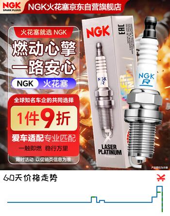 NGK铱铂金火花塞四支奥迪A467Q35途观昂岳迈腾探岳速派柯迪亚克揽境