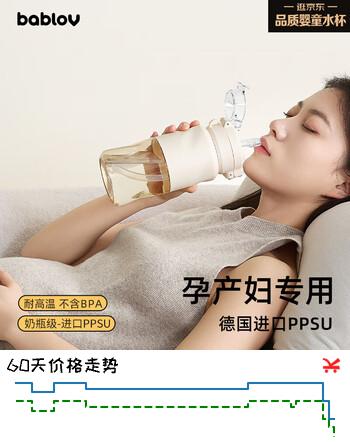 BABLOV孕妇吸管杯产妇专用ppsu儿童水杯上学耐高温杯子