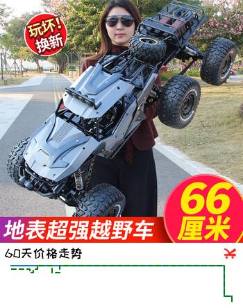 4DRC儿童rc遥控汽车户外沙滩玩具男孩电动越野赛车3-6-8-12岁生日礼物