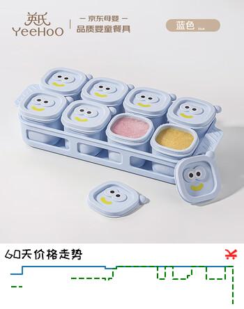 英氏（YEEHOO）宝宝辅食模具硅胶家用雪糕冰箱制冰盒硅胶冻冰块神器辅食冰格模具