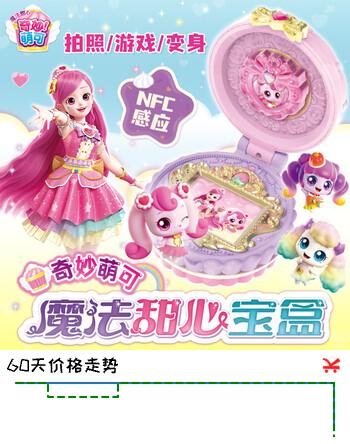 奇妙萌可魔法甜心玩具魔法甜心宝盒可拍照小女孩新年礼物