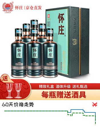 怀庄1983君品版 酱香型白酒 53度 500ml*6瓶 整箱 高端礼盒送礼