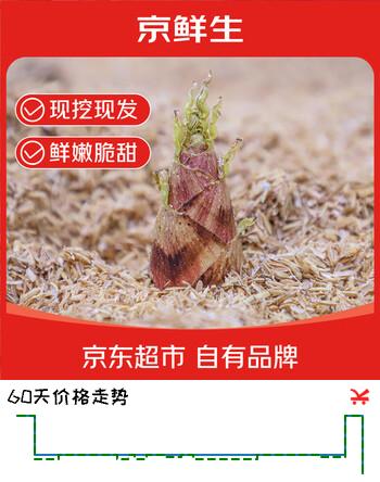 京鲜生新鲜临安雷笋  大笋5斤（10-15根） 肉白嫩脆鲜中带甜 源头直发
