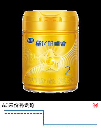 飞鹤星飞帆卓睿婴儿奶粉2段（6-12个月）750g