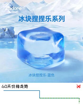 【6折】Jadore捏捏乐冰块系列减压神器慢回弹发泄儿童无毒解压玩具礼物 冰块捏捏乐-蓝https://u.jd.com/9G9Tg3n----普遍有货 | 下169件最优到手单价：39.8 -> 【26.3】