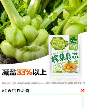 吉香居 榨菜萝卜真芯泡椒豇豆风干麻辣萝卜干下饭菜咸菜配粥即时泡菜 榨菜真芯25g*20袋