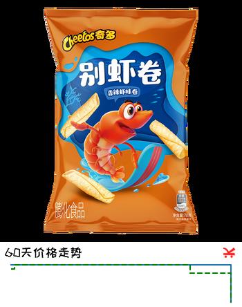 奇多（Cheetos）别虾卷 香辣虾味卷 70克