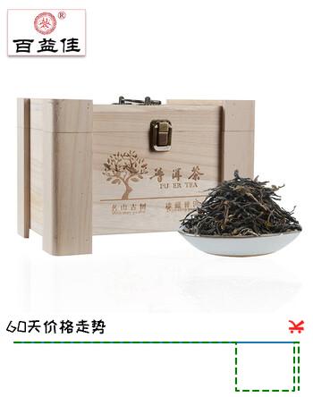 百益佳 名山系列 冰岛古树茶 云南普洱茶生茶 散茶300克 茶叶礼盒装