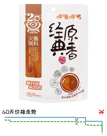 呷哺呷哺 火锅蘸料 经典原香秘制花生酱 拌饭凉拌酱 火锅食材独家定制345g