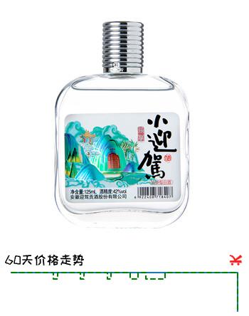 迎驾贡酒 乐享小迎驾 浓香型白酒  42度125ml 单瓶装