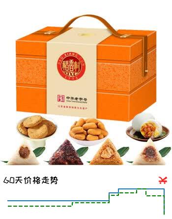 稻香私房稻香村点心粽子礼盒端午节稻香村出品肉粽素粽多种口味礼盒1760g